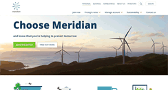 Desktop Screenshot of meridianenergy.co.nz