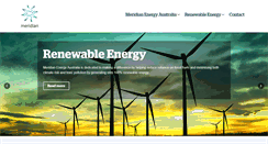 Desktop Screenshot of meridianenergy.com.au